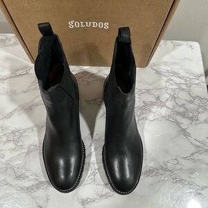 Soludos Greenpoint Chelsea Boot Black NWT
